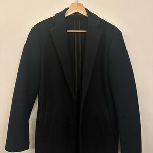 Zara Navy Overcoat Mens XS - Excellent Condition!
